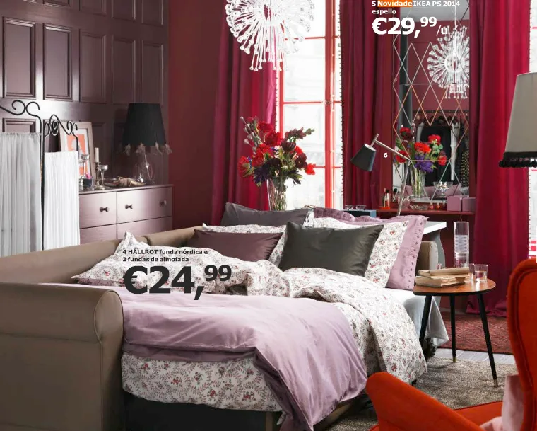 Dormitorios de estilo nórdico ¡Crea ambientes únicos! 5 dormitorio en color rojo