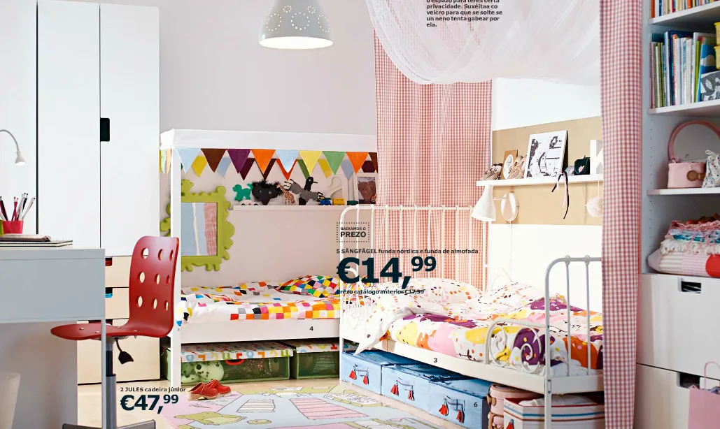 Dormitorios de estilo nórdico ¡Crea ambientes únicos! 9 dormitorio para dos niños