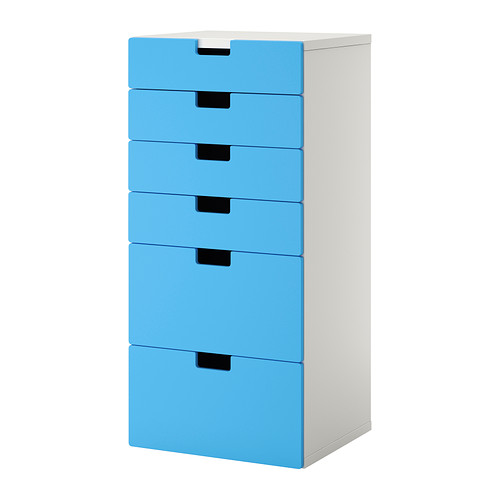 mueble de almacenaje azul