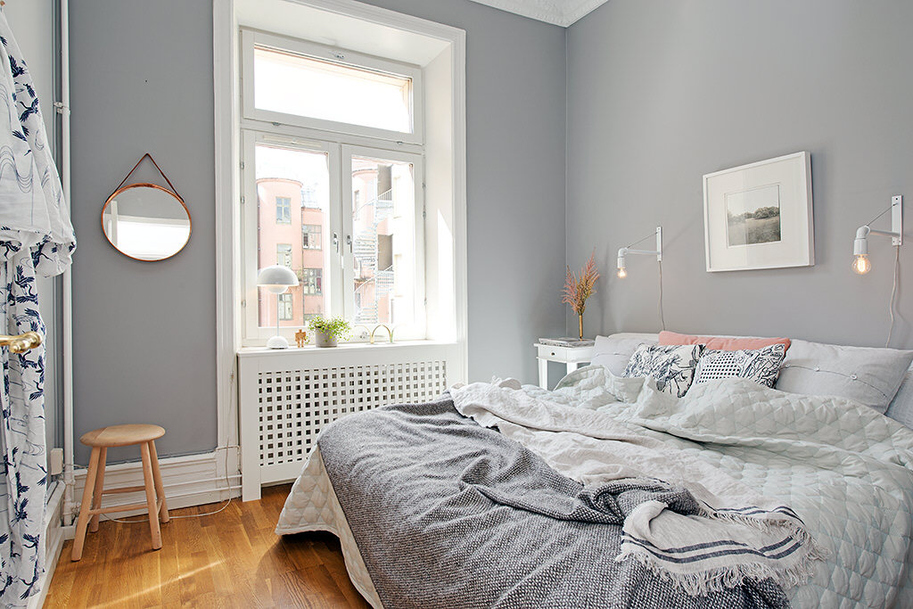 paredes de estilo nordico colores dormitorio