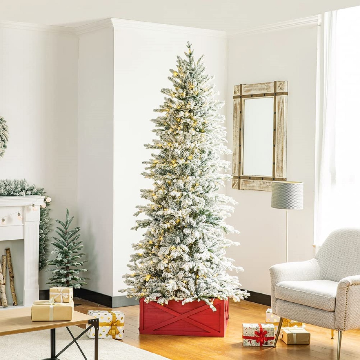 Ideas para decorar la base del árbol de Navidad