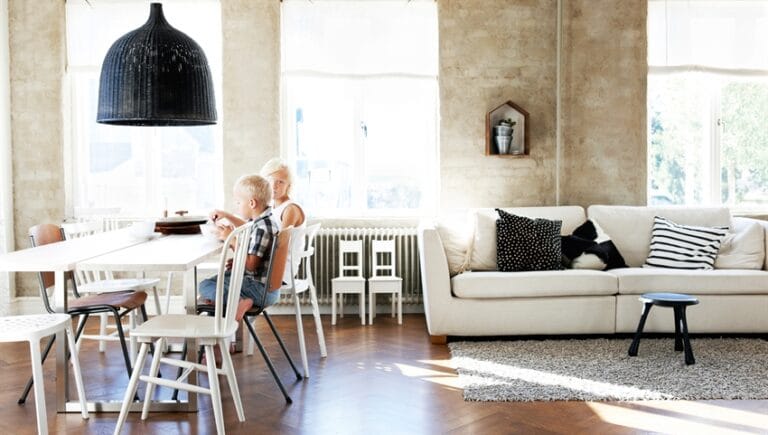 Combinar salón comedor en Ikea
