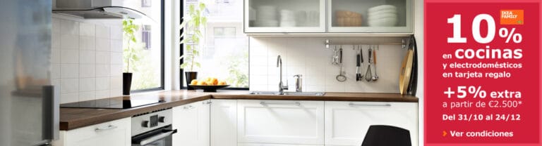 Estupendos descuentos en cocinas de Ikea