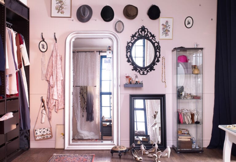 Los espejos en un vestidor son… ¡imprescindibles!
