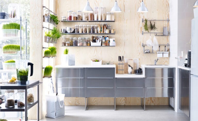 Crear una cocina crudista con Ikea