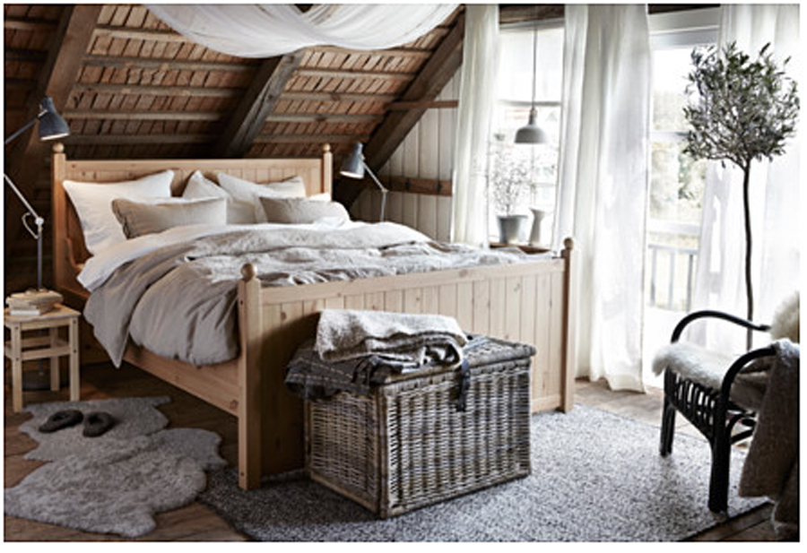 dormitorio de estilo nórdico