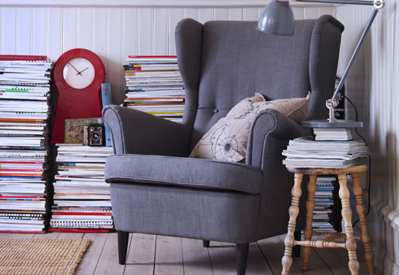 Strandmon de Ikea ¡Un sillón orejero en tus ambientes nórdicos!
