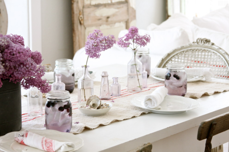 Baño Shabby Chic