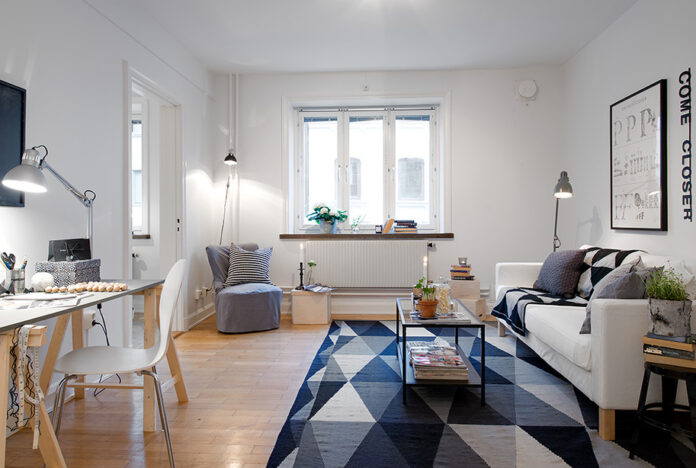 casas decoradas con Ikea - textiles estampados