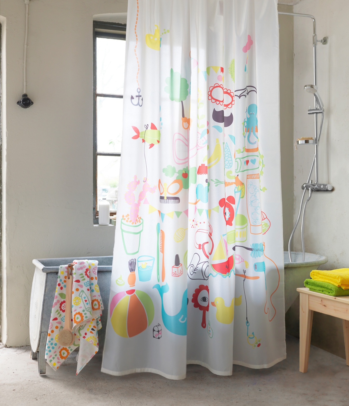 cortinas de baño ikea - en bañera