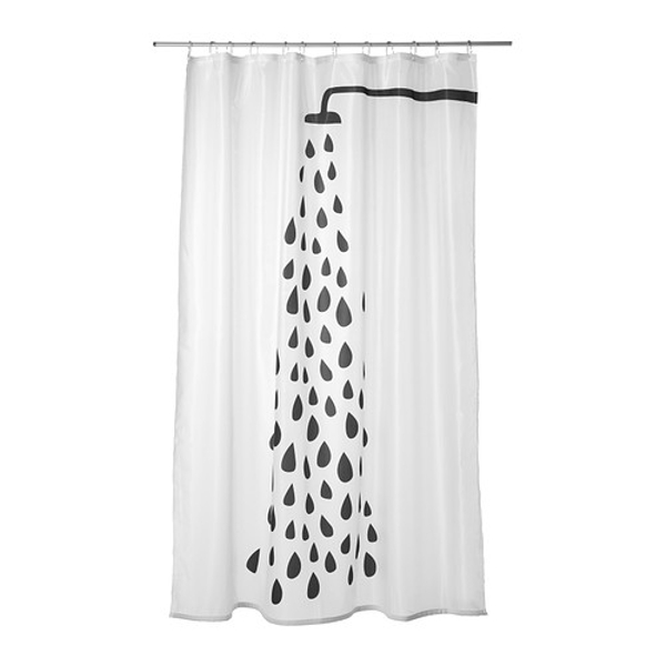 cortinas de baño ikea - Modelo Tvingen