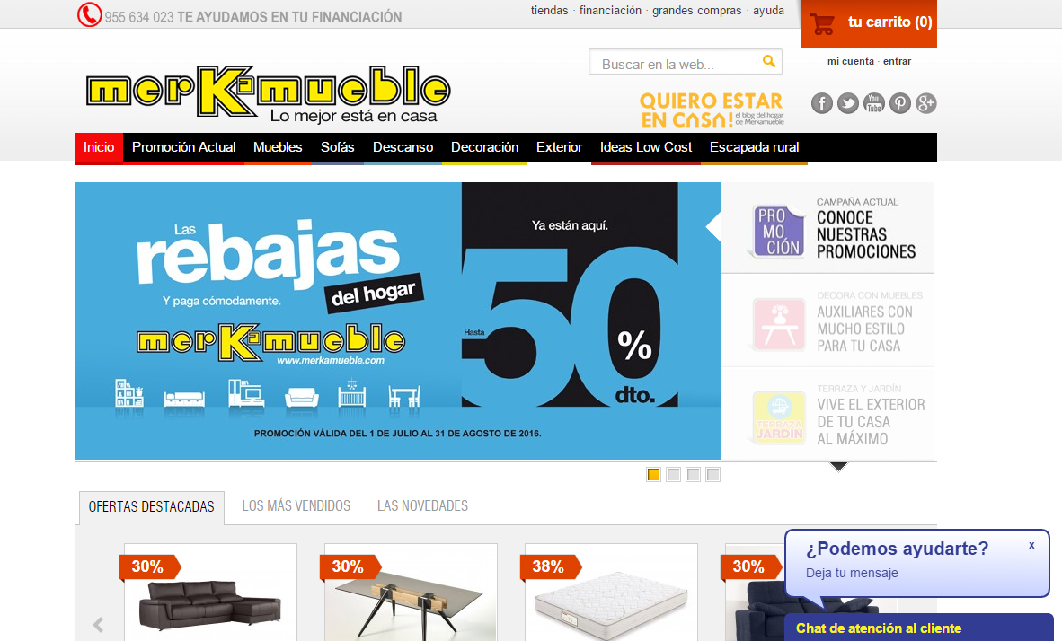 muebles baratos por Internet - Merkamueble