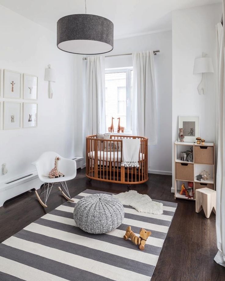 dormitorio de bebé - de estilo nórdico