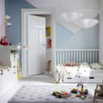 dormitorio de bebé- en tonos azules
