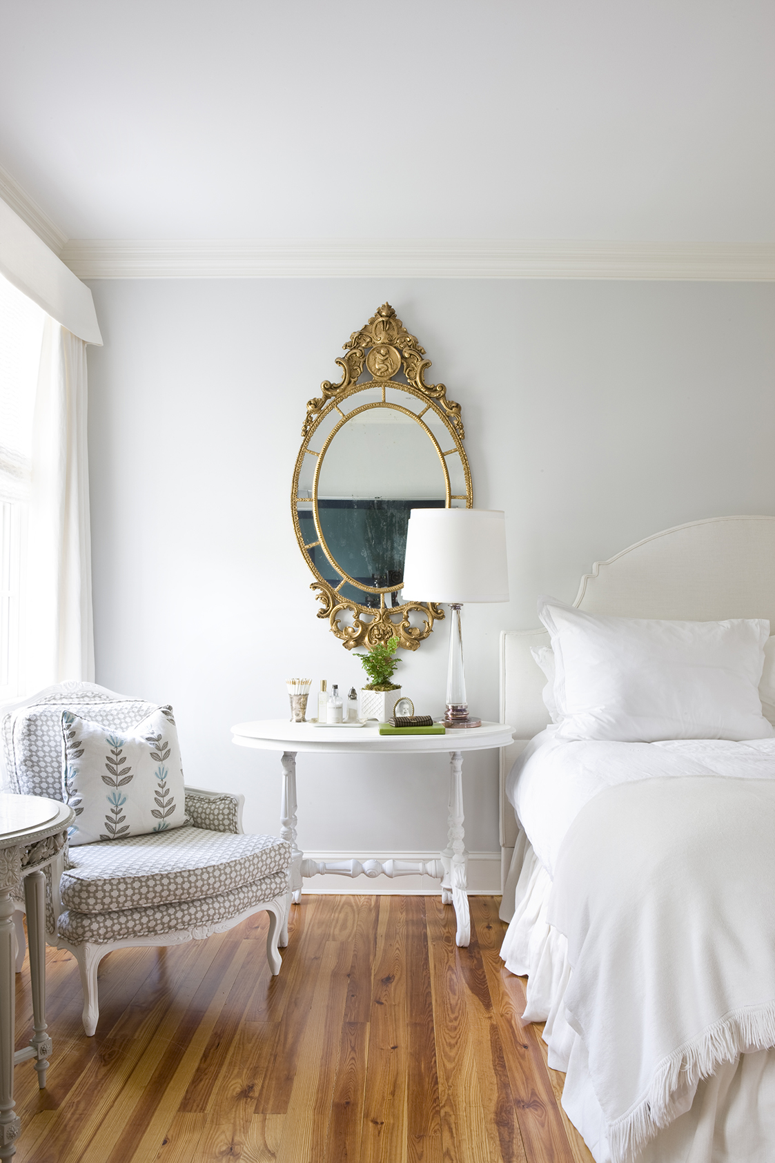 dormitorios blancos - estilo vintage
