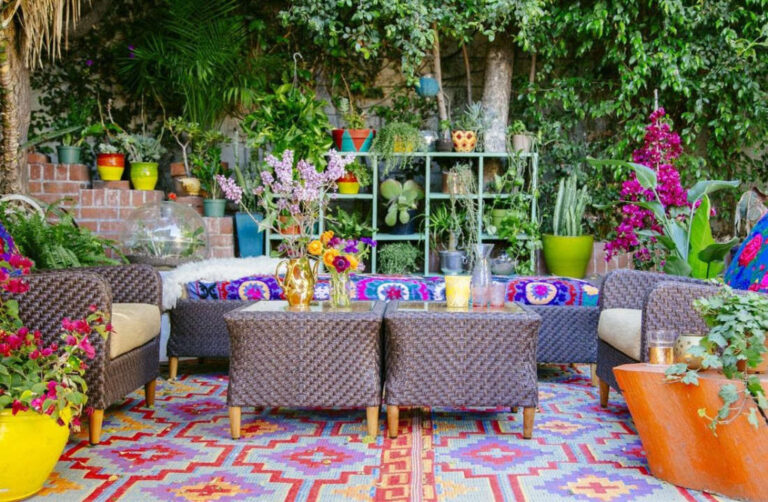 Claves para la decoración de terrazas de estilo Boho Chic