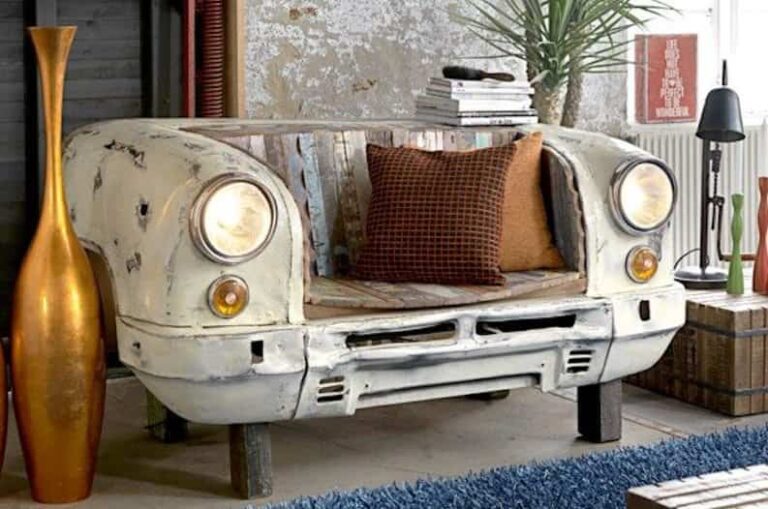 ¿Es posible decorar tu hogar con repuestos de vehículos? ¡Sí, y queda genial!