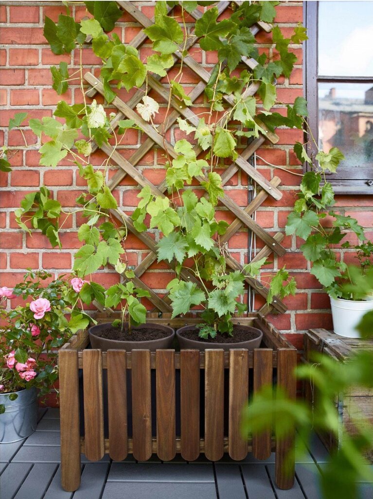 macetas y soportes para plantas de ikea para la terraza 8
