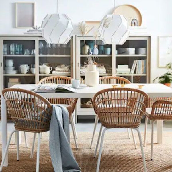 Muebles de fibras naturales de Ikea para decorar tu hogar