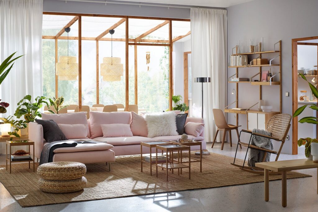 muebles de fibras naturales de ikea para decorar tu hogar 7